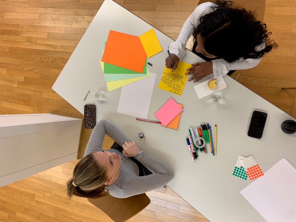 Peers bei der Entwicklung des Angebots in den Co-Creation-Workshops.